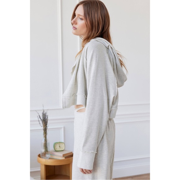 🛎️ 5/$20 NWT Urban Outfitters Koa Open-Front Hoodie Sweatshirt - Picture 14 of 16